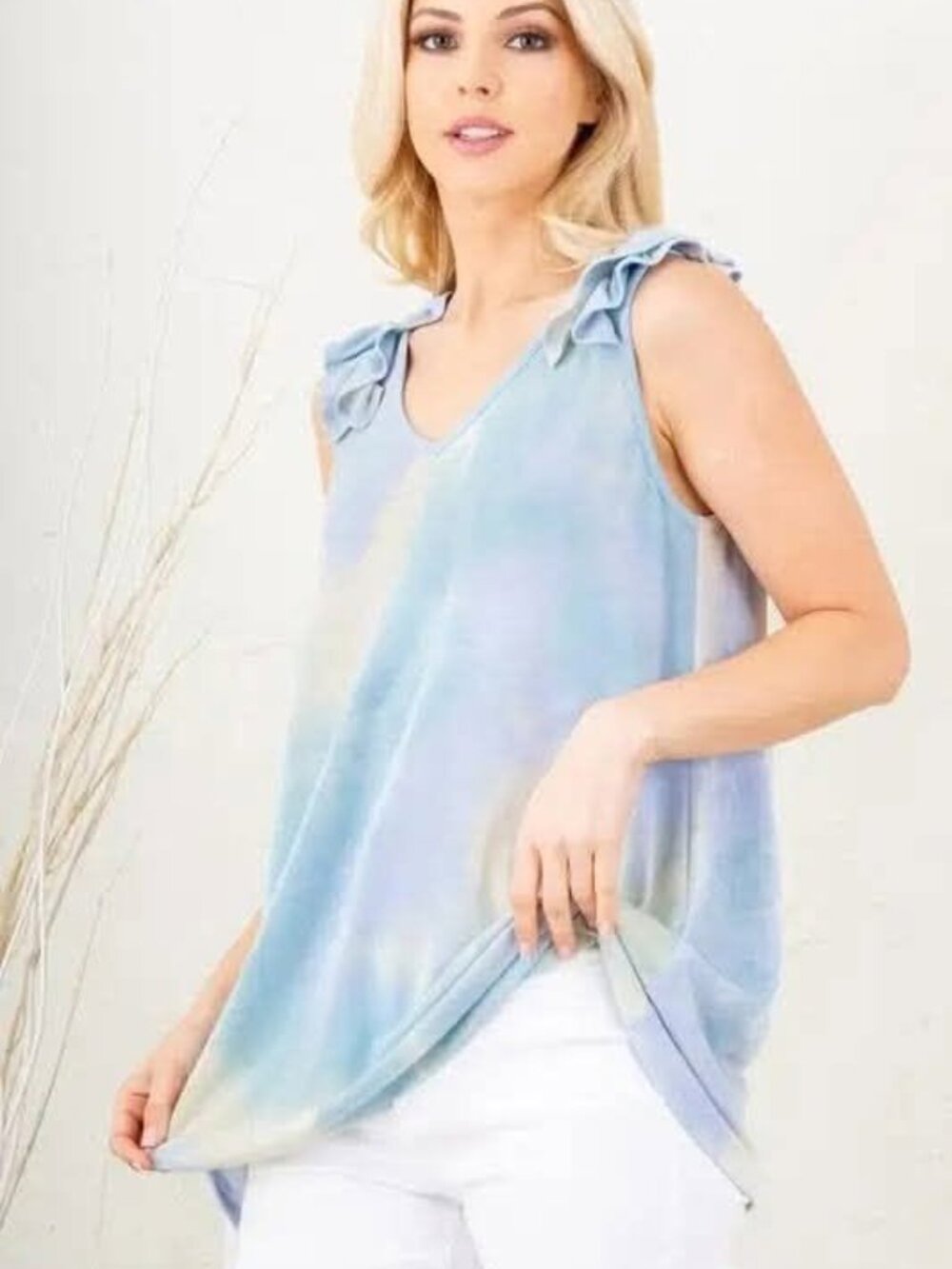 Tie Dye Sleeveless Top